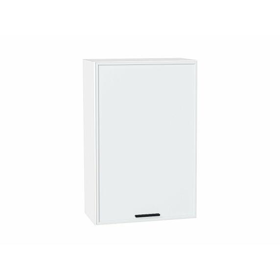 Шкаф верхний с 1-ой дверцей Фрейм White Silk/Белый 920*600*324