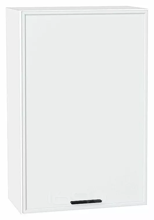 Шкаф верхний с 1-ой дверцей Фрейм White Silk/Белый 920*600*324