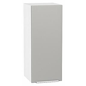 Шкаф верхний с 1-ой дверцей Фьюжн Silky Light Grey  Белый 716*300*320