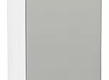 Шкаф верхний с 1-ой дверцей Фьюжн Silky Light Grey Белый 716*300*320