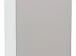 Шкаф верхний с 1-ой дверцей Фьюжн Silky Light Grey Белый 716*350*320