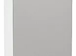 Шкаф верхний с 1-ой дверцей Фьюжн Silky Light Grey Белый 716*450*320