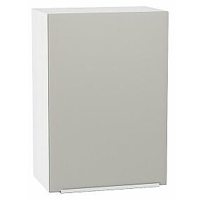 Шкаф верхний с 1-ой дверцей Фьюжн Silky Light Grey  Белый 716*500*320