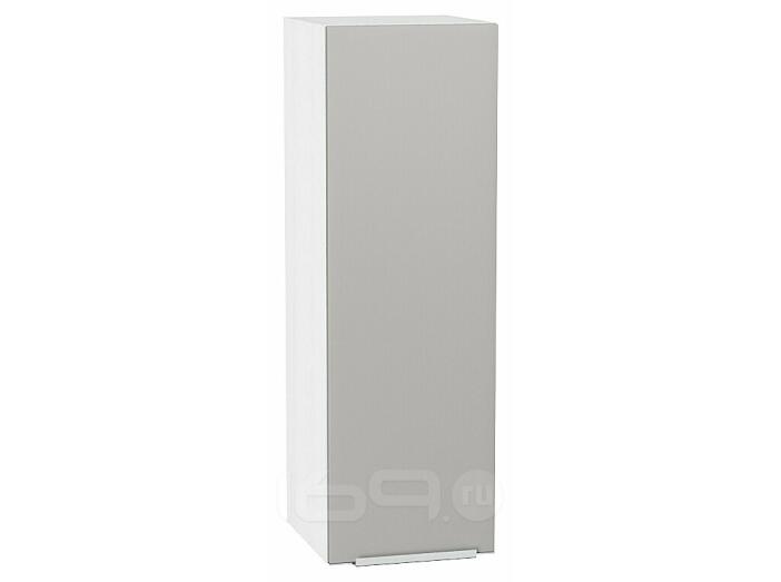 Шкаф верхний с 1-ой дверцей Фьюжн Silky Light Grey  Белый 920*300*320
