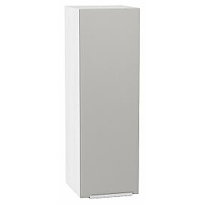 Шкаф верхний с 1-ой дверцей Фьюжн Silky Light Grey  Белый 920*300*320