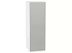 Шкаф верхний с 1-ой дверцей Фьюжн Silky Light Grey Белый 920*300*320