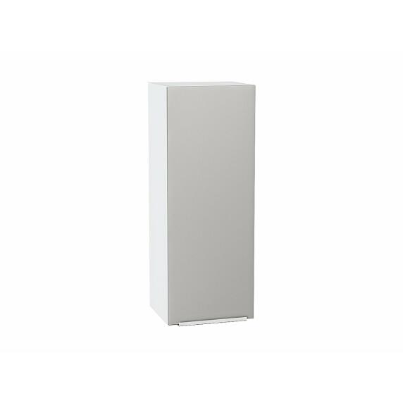 Шкаф верхний с 1-ой дверцей Фьюжн Silky Light Grey  Белый 920*350*320