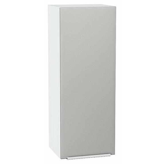 Шкаф верхний с 1-ой дверцей Фьюжн Silky Light Grey  Белый 920*350*320