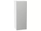 Шкаф верхний с 1-ой дверцей Фьюжн Silky Light Grey Белый 920*350*320