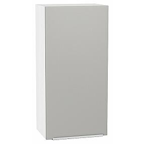 Шкаф верхний с 1-ой дверцей Фьюжн Silky Light Grey  Белый 920*450*320