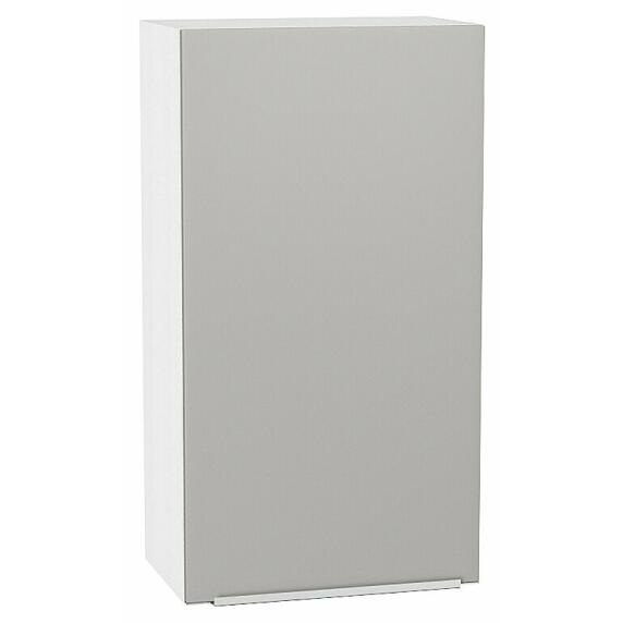 Шкаф верхний с 1-ой дверцей Фьюжн Silky Light Grey  Белый 920*500*320