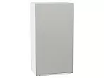 Шкаф верхний с 1-ой дверцей Фьюжн Silky Light Grey Белый 920*500*320