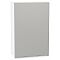 Шкаф верхний с 1-ой дверцей Фьюжн Silky Light Grey  Белый 920*600*320 Шкаф верхний с 1-ой дверцей Фьюжн Silky Light Grey  Белый 920*600*320