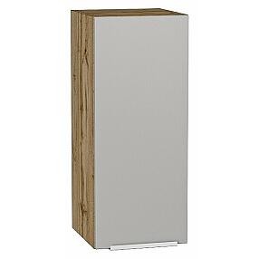 Шкаф верхний с 1-ой дверцей Фьюжн Silky Light Grey  Дуб Вотан 716*300*320