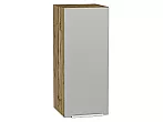 Шкаф верхний с 1-ой дверцей Фьюжн Silky Light Grey Дуб Вотан 716*300*320