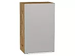Шкаф верхний с 1-ой дверцей Фьюжн Silky Light Grey Дуб Вотан 716*450*320