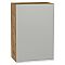Шкаф верхний с 1-ой дверцей Фьюжн Silky Light Grey  Дуб Вотан 716*500*320 Шкаф верхний с 1-ой дверцей Фьюжн Silky Light Grey  Дуб Вотан 716*500*320