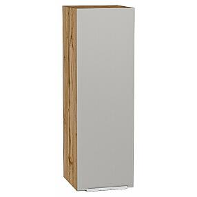 Шкаф верхний с 1-ой дверцей Фьюжн Silky Light Grey  Дуб Вотан 920*300*320