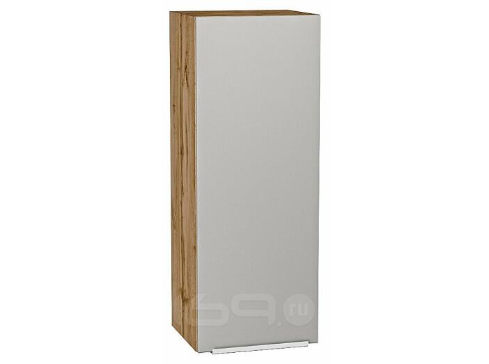 Шкаф верхний с 1-ой дверцей Фьюжн Silky Light Grey  Дуб Вотан 920*350*320
