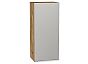 Шкаф верхний с 1-ой дверцей Фьюжн Silky Light Grey Дуб Вотан 920*400*320