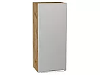 Шкаф верхний с 1-ой дверцей Фьюжн Silky Light Grey Дуб Вотан 920*400*320