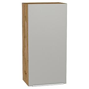 Шкаф верхний с 1-ой дверцей Фьюжн Silky Light Grey  Дуб Вотан 920*450*320
