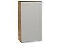 Шкаф верхний с 1-ой дверцей Фьюжн Silky Light Grey Дуб Вотан 920*500*320