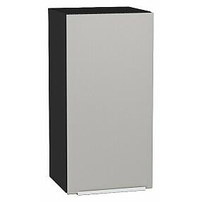 Шкаф верхний с 1-ой дверцей Фьюжн Silky Light Grey  Graphite 716*350*320