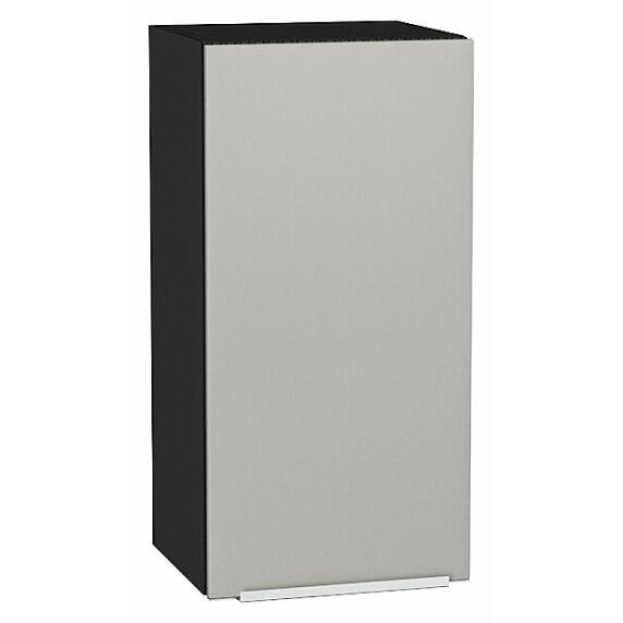 Шкаф верхний с 1-ой дверцей Фьюжн Silky Light Grey  Graphite 716*350*320