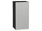 Шкаф верхний с 1-ой дверцей Фьюжн Silky Light Grey Graphite 716*350*320