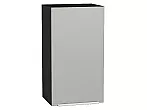 Шкаф верхний с 1-ой дверцей Фьюжн Silky Light Grey Graphite 716*400*320