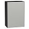 Шкаф верхний с 1-ой дверцей Фьюжн Silky Light Grey  Graphite 716*500*320 Шкаф верхний с 1-ой дверцей Фьюжн Silky Light Grey  Graphite 716*500*320