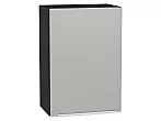 Шкаф верхний с 1-ой дверцей Фьюжн Silky Light Grey Graphite 716*500*320