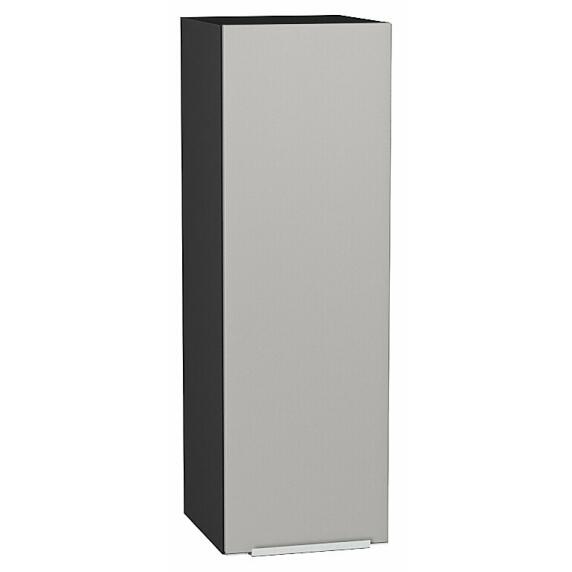 Шкаф верхний с 1-ой дверцей Фьюжн Silky Light Grey  Graphite 920*300*320