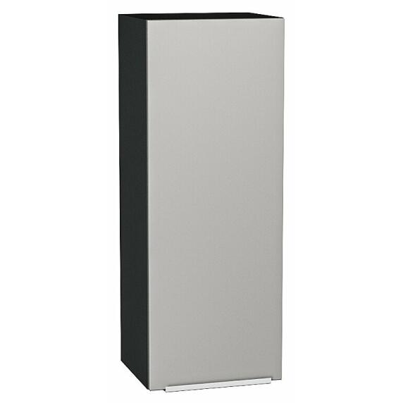 Шкаф верхний с 1-ой дверцей Фьюжн Silky Light Grey  Graphite 920*350*320
