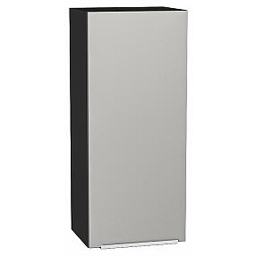 Шкаф верхний с 1-ой дверцей Фьюжн Silky Light Grey  Graphite 920*400*320