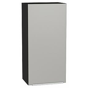 Шкаф верхний с 1-ой дверцей Фьюжн Silky Light Grey  Graphite 920*450*320
