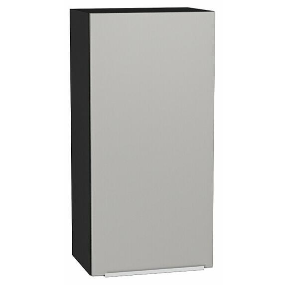 Шкаф верхний с 1-ой дверцей Фьюжн Silky Light Grey  Graphite 920*450*320