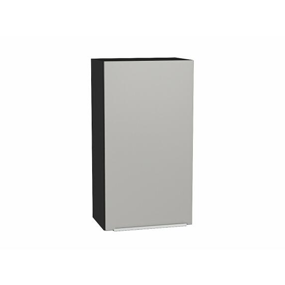 Шкаф верхний с 1-ой дверцей Фьюжн Silky Light Grey  Graphite 920*500*320