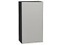Шкаф верхний с 1-ой дверцей Фьюжн Silky Light Grey Graphite 920*500*320