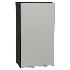 Шкаф верхний с 1-ой дверцей Фьюжн Silky Light Grey  Graphite 920*500*320