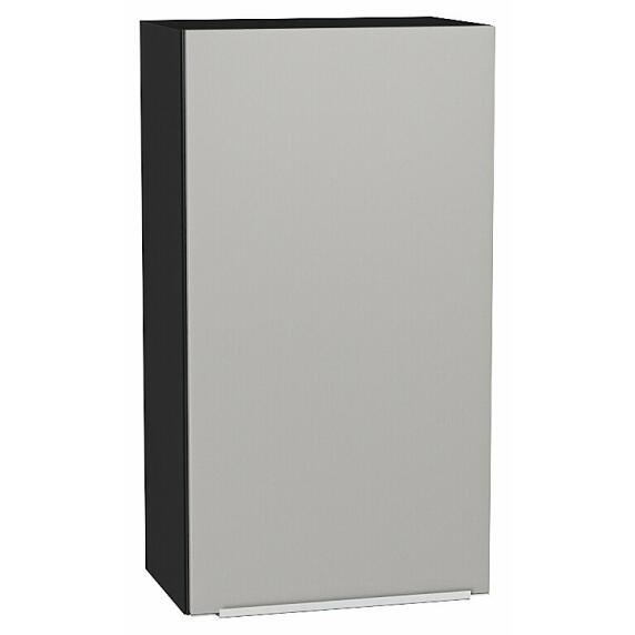 Шкаф верхний с 1-ой дверцей Фьюжн Silky Light Grey  Graphite 920*500*320