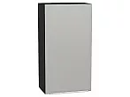 Шкаф верхний с 1-ой дверцей Фьюжн Silky Light Grey Graphite 920*500*320
