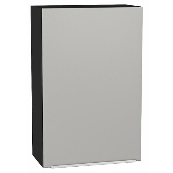 Шкаф верхний с 1-ой дверцей Фьюжн Silky Light Grey  Graphite 920*600*320