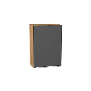 Шкаф верхний с 1-ой дверцей Фьюжн Stormy Silk/Дуб Вотан 716*500*320