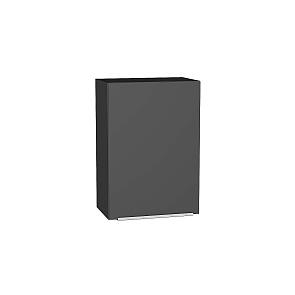 Шкаф верхний с 1-ой дверцей Фьюжн Stormy Silk/Graphite 716*500*320