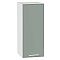 Шкаф верхний с 1-ой дверцей Квадро Аквамарин/Белый 716*300*321