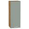 Шкаф верхний с 1-ой дверцей Квадро Аквамарин/Дуб Вотан 920*350*321