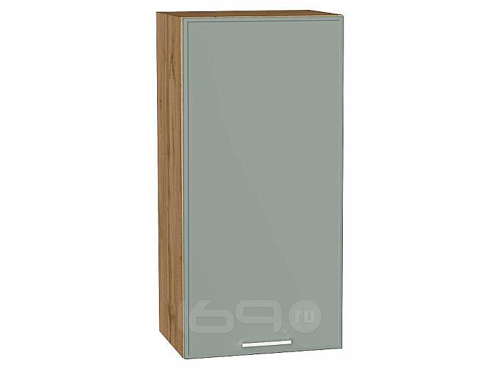 Шкаф верхний с 1-ой дверцей Квадро Аквамарин/Дуб Вотан 920*450*321