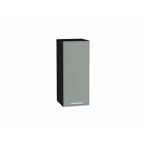 Шкаф верхний с 1-ой дверцей Квадро Аквамарин/Graphite 716*300*321